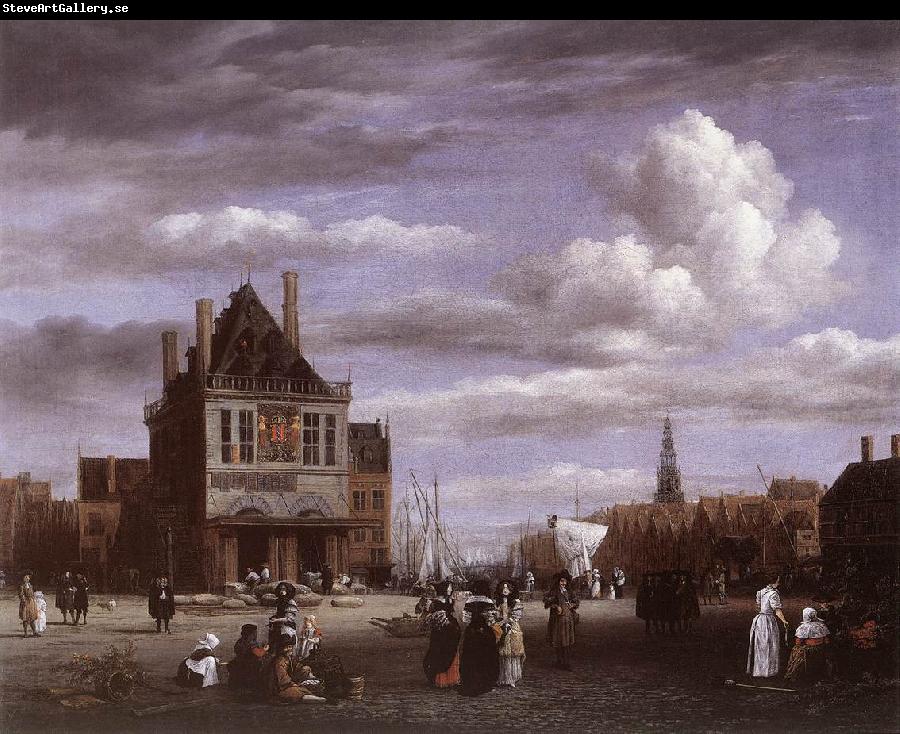 Jacob van Ruisdael The Dam Square in Amsterdam